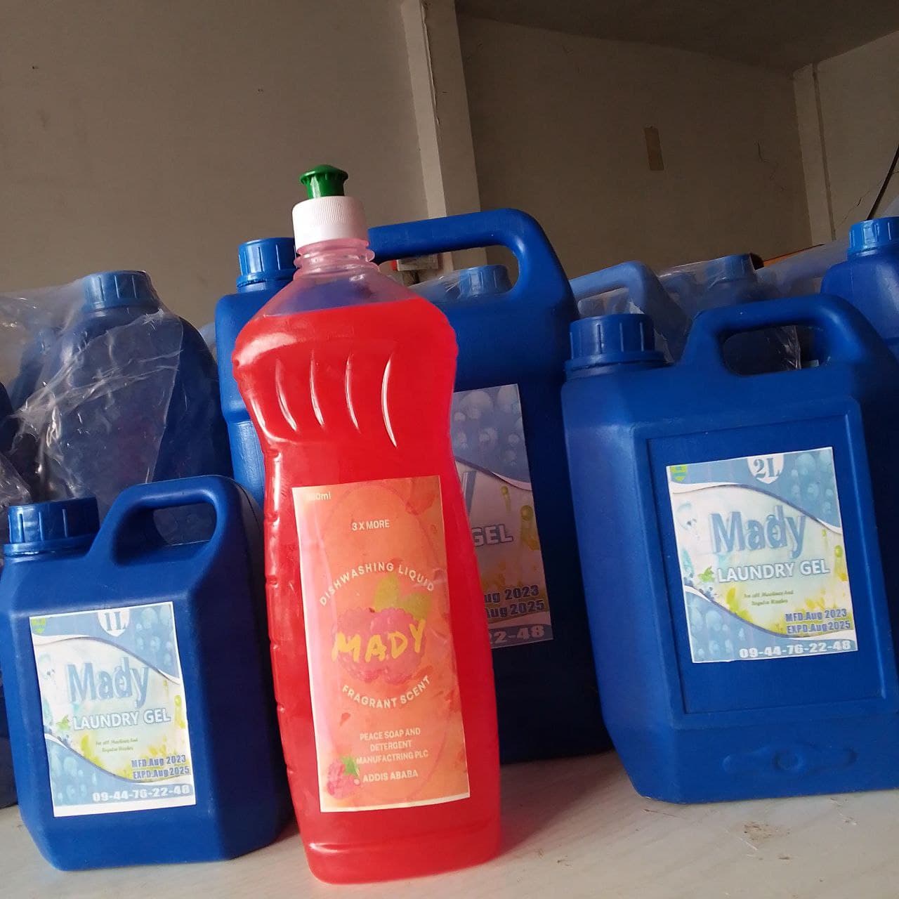 Mady laundry soap and detergent